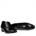 Hosso Prestige Black leather elevator shoes 