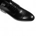 Hosso Prestige Black leather elevator shoes 