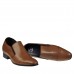 Slip on Premium Leather Elevator Shoes Brown