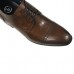 Hosso Prestige Brown leather elevator shoes 