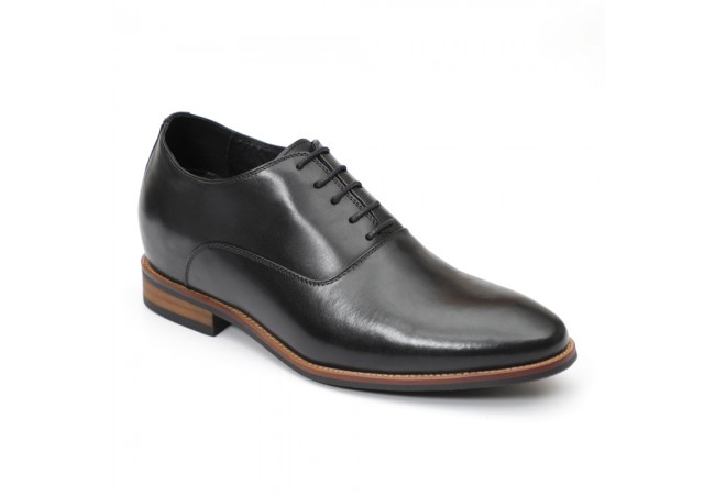 Hosso Black leather smart  with natural sole 