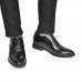 Hosso Premium leather formal black shoes, 7cm height increase 