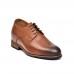 Classic premium leather brown elevator shoes 