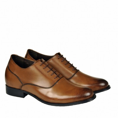 Prestige leather elevator shoes 8cm Taller