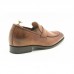 Slip on Premium Leather Elevator Shoes H6 Brown